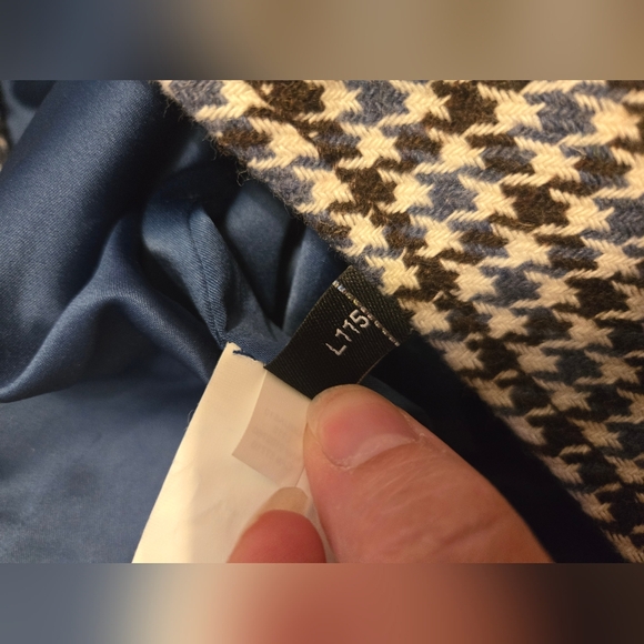 Kate Spade Pop Houndstooth Flare Wool Pants - Picture 6 of 7